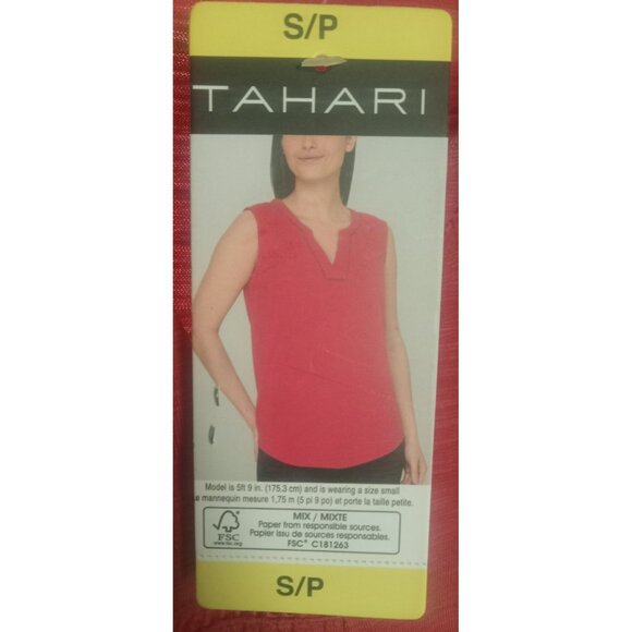Tahari Tank Top Women’s Small NWT Soft Stretch Sleeveless Lightweight Layer - Picture 3 of 4